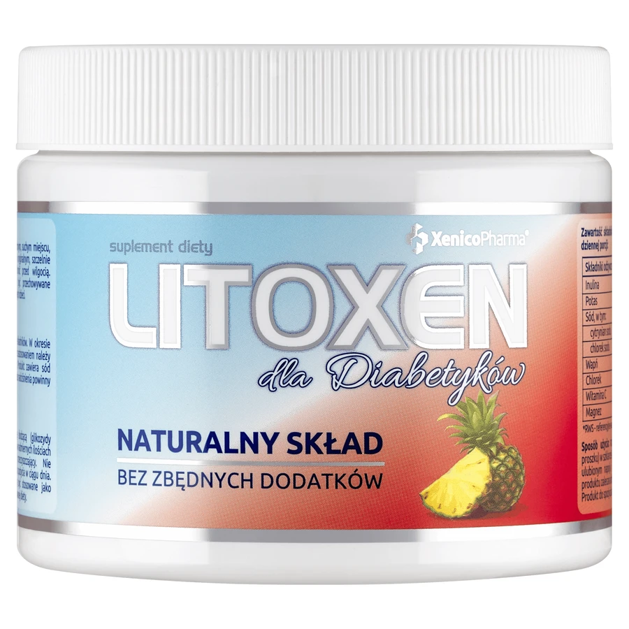Litoxen dla Diabetyków, smak ananasowy, 162 g: ceny i cechy