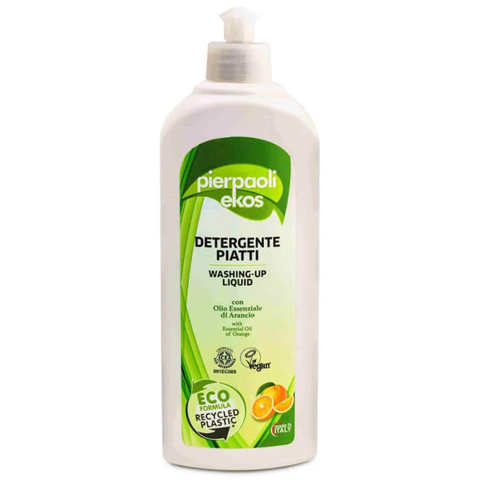 Pierpaoli Ekos, afwasmiddel met etherische olie van sinaasappel, 500 ml