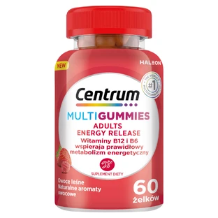 Centrum MultiGummies Adult Energy Release, żelki, 60 sztuk