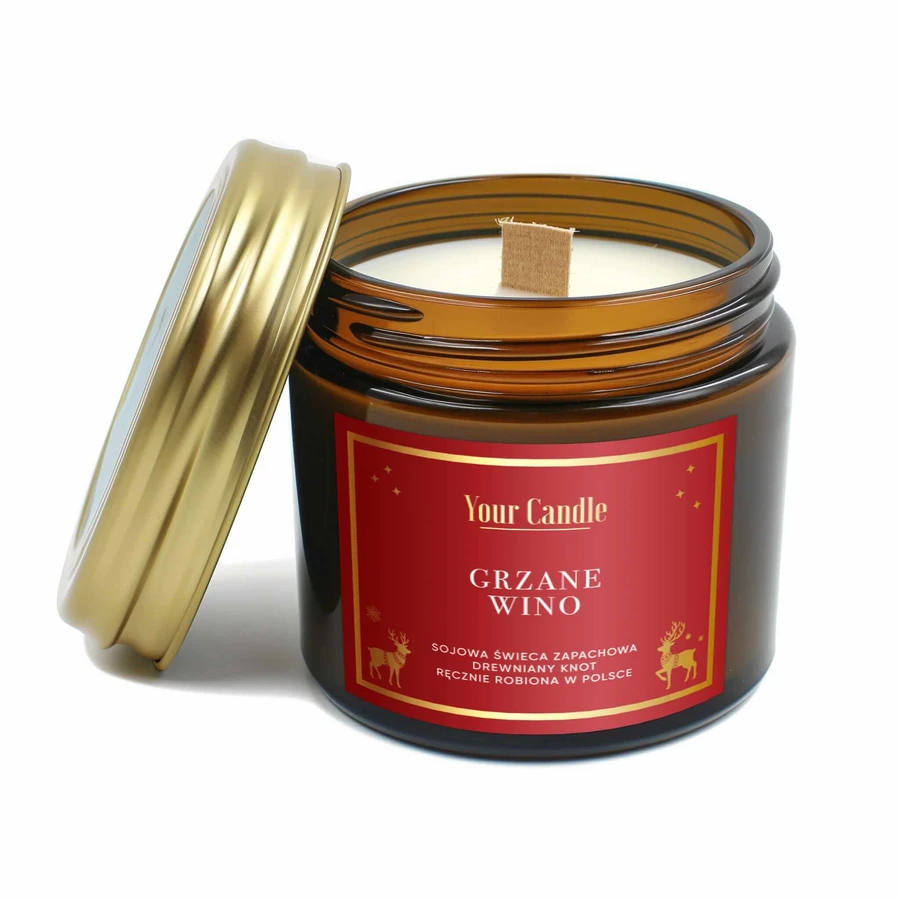 Tu Vela Vino caliente, vela de soja, 120 ml