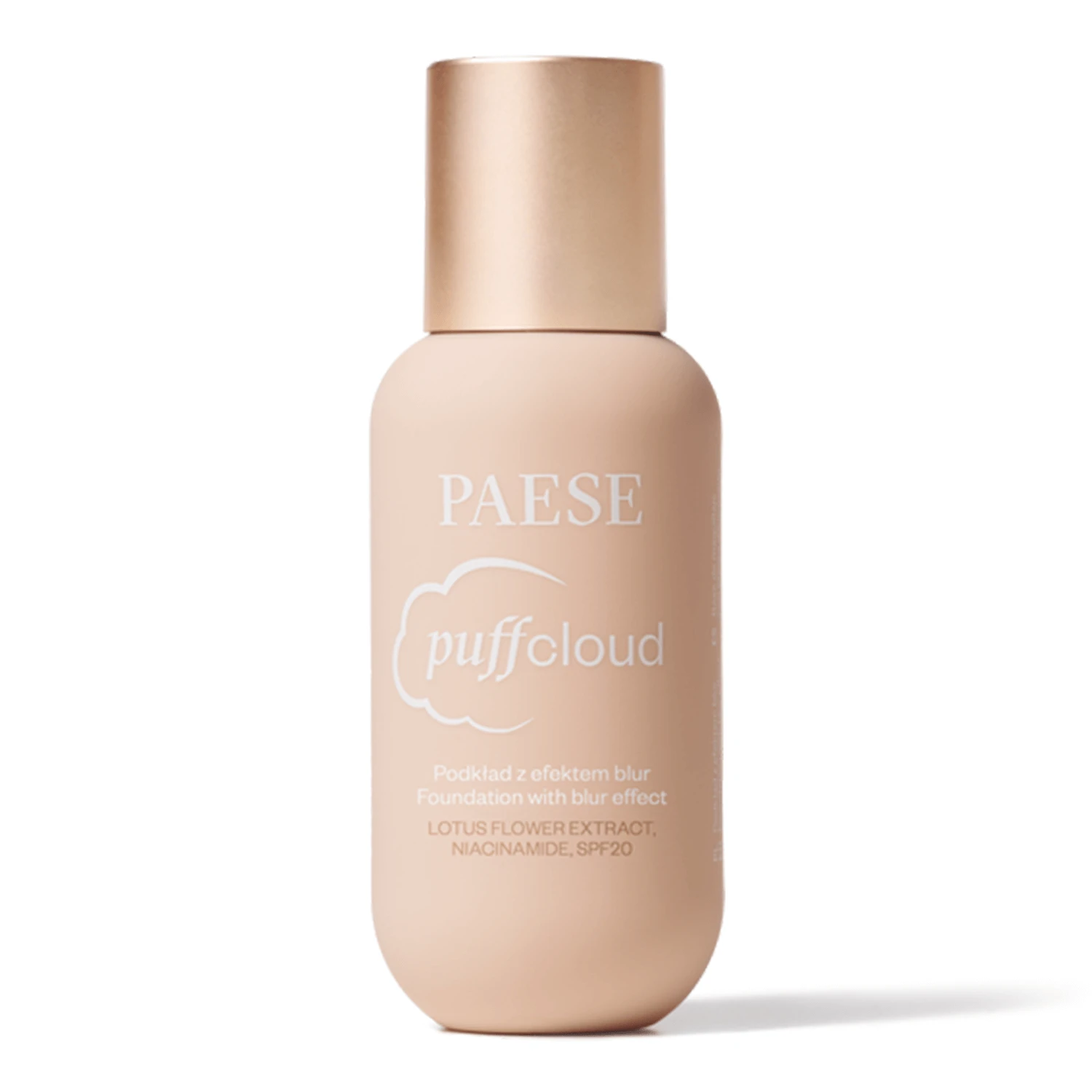 Paese Puff Cloud, satijnen gezichtsfoundation met vervagingseffect, 00 Neutral Beige, SPF 20, 37 ml