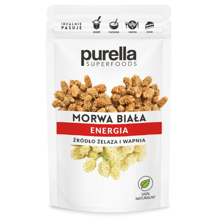 Purella Superfoods Witte moerbei, gedroogd fruit, 45 g