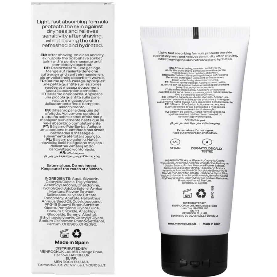 Men Rock After Shave Sorbet, aftershave balm, 100 ml