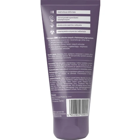 DX2, shampoo da uomo, idratante e tonificante, per capelli bianchi, 150 ml