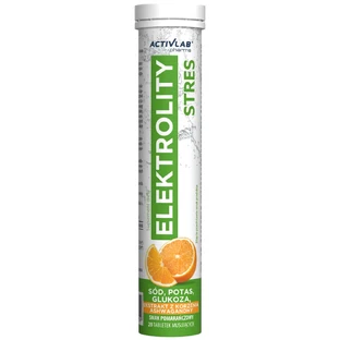 Activlab Pharma Elektrolity Stres, sinaasappelsmaak, 20 bruistabletten