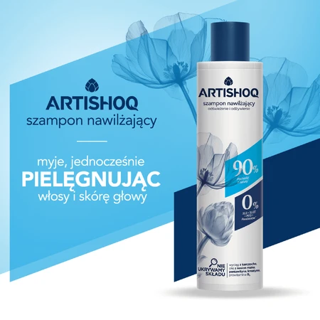Artishoq, champú hidratante, refrescante y nutritivo, 200 ml
