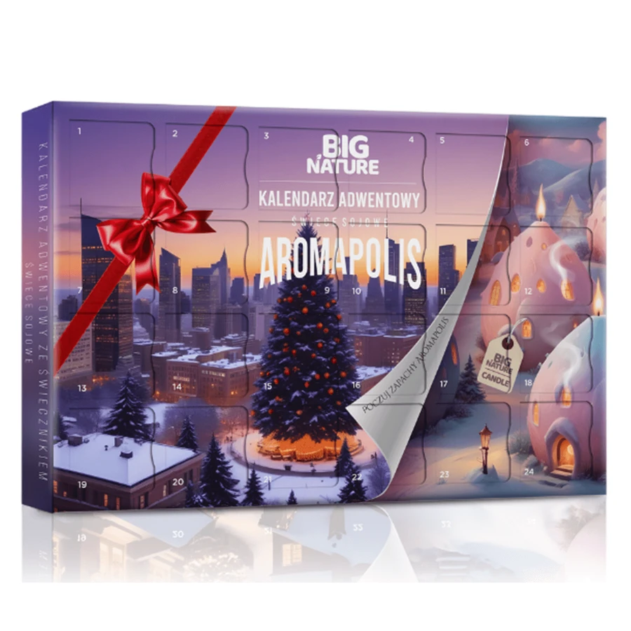 Big Nature Adventskalender Set Aromapolis, Sojakerzen