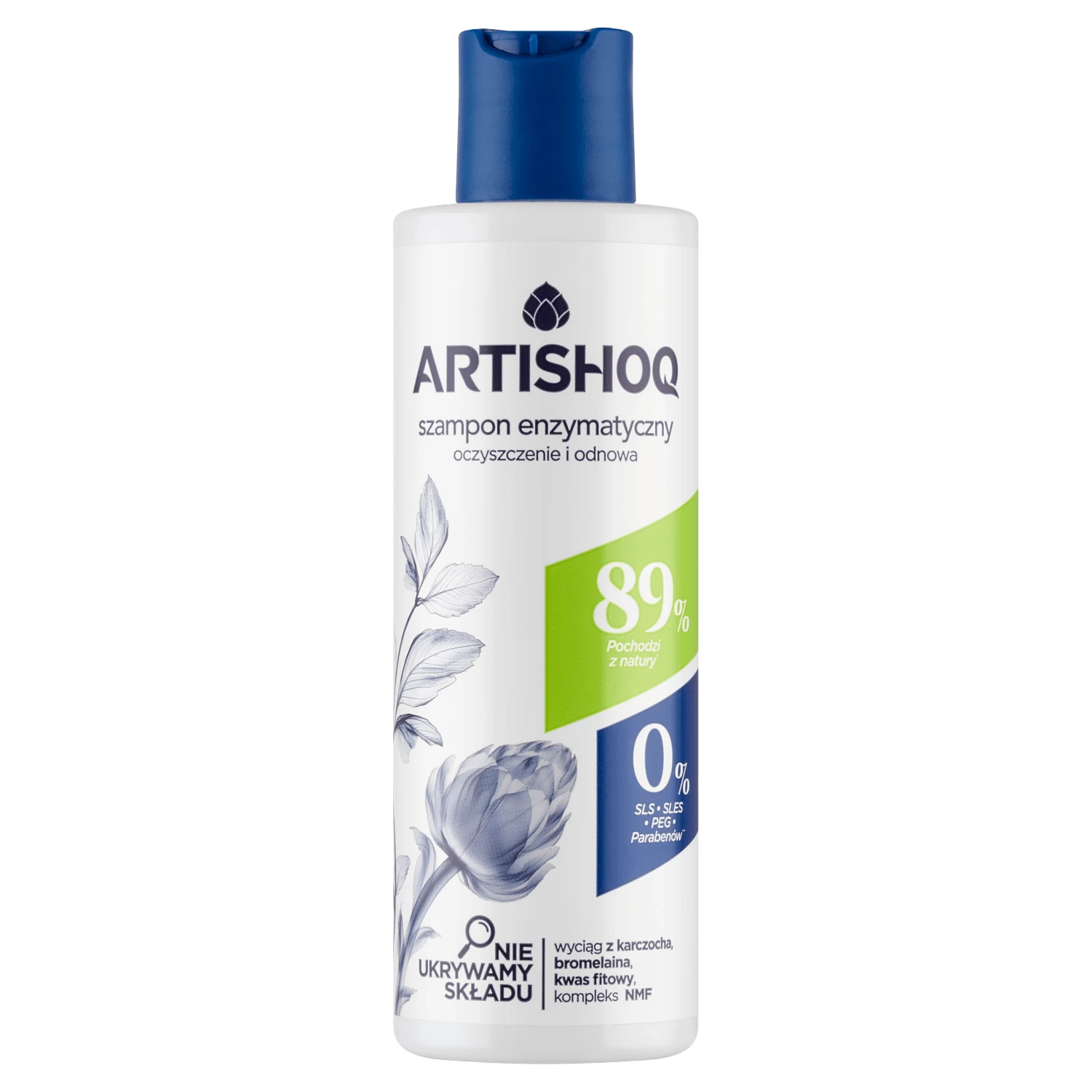 Artishoq, enzymshampoo, reinigen en vernieuwen, 150 ml