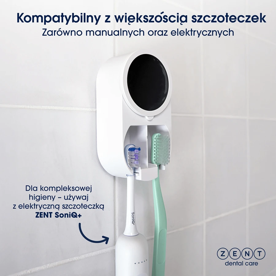 Zent Uveo Duo, UV-houder en tandenborstelsterilisator