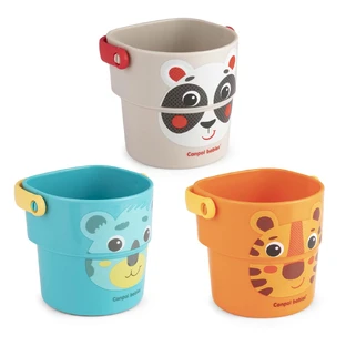 Canpol Baby's, badcups, Hello Little, vanaf 9 maanden, 3 stuks