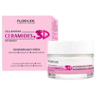Floslek Laboratorium Ceramides. 3D, cremă de față regenerantă, 50 ml