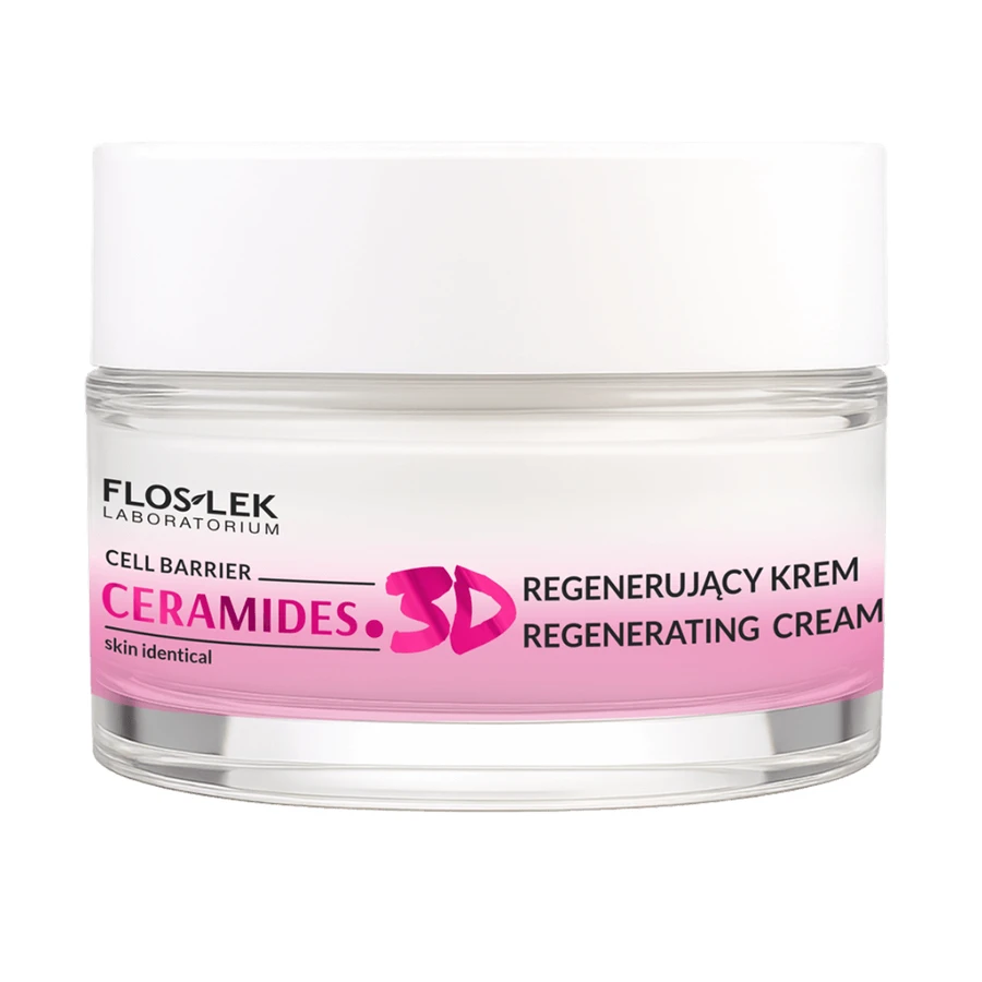 Floslek Laboratorium Ceramides. 3D, cremă de față regenerantă, 50 ml