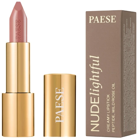 Paese Cheeky Nude Look Set, Rimel Cheeky, 9 ml + Nudelightful, Ruj, 400 Beige Marshmallow, 4.5 g
