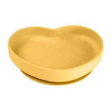 Canpol Babies, ventouse en silicone, coeur, jaune, à partir de 6 mois, 1 pc.