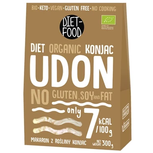 Diet-Food Konjac Diet Udon, pasta shirataki, konjac, Bio, 300 g