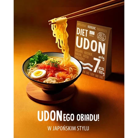 Diet-Food Konjac Diet Udon, pasta shirataki, konjac, Bio, 300 g