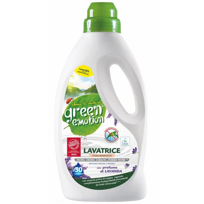 Green Emotion, wasmiddel, hypoallergeen, lavendel, 1500 ml