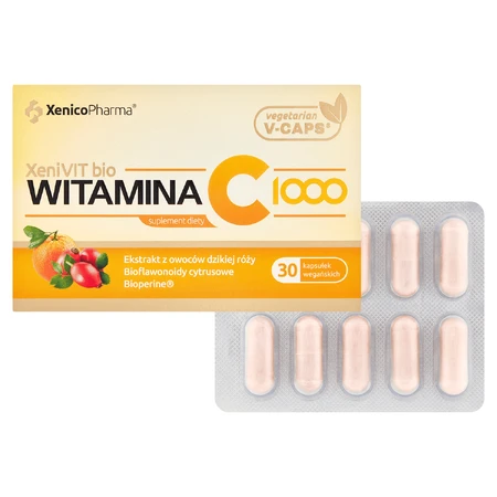 XeniVit Bio Vitamina C 1000, 30 cápsulas