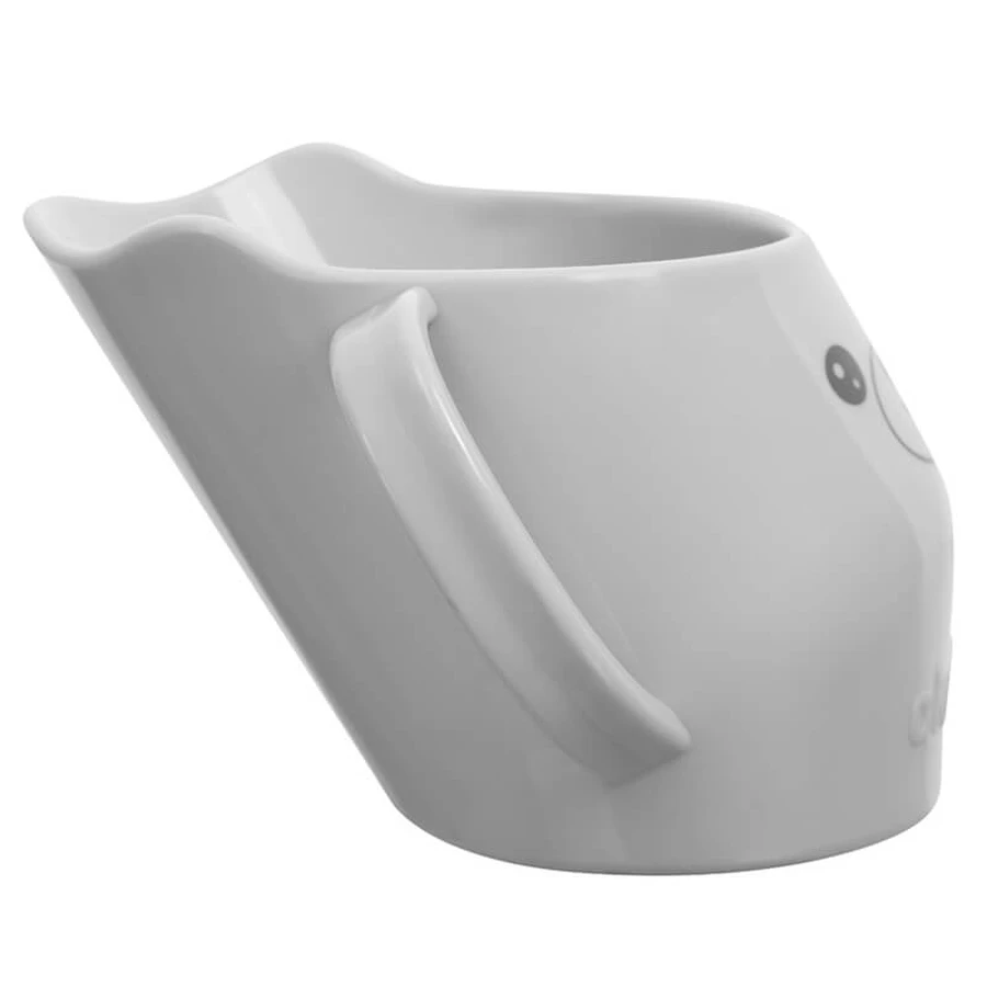 Ackuku, leren drinken beker, grijs, 150 ml
