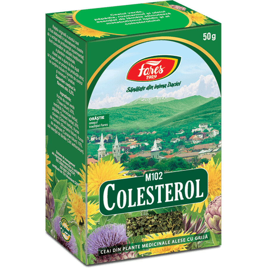 Tè al colesterolo, M102, 50 g, Fares