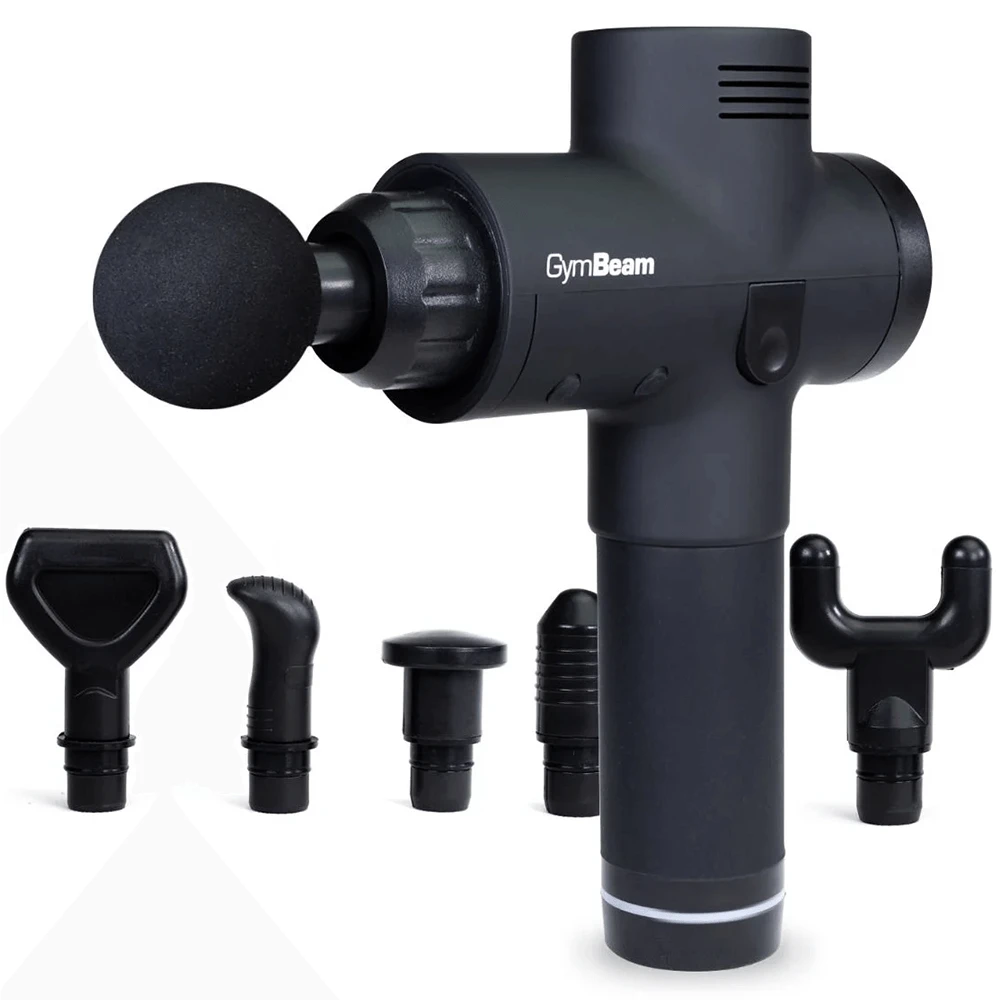 GymBeam VI Zwart, massagepistool, zwart