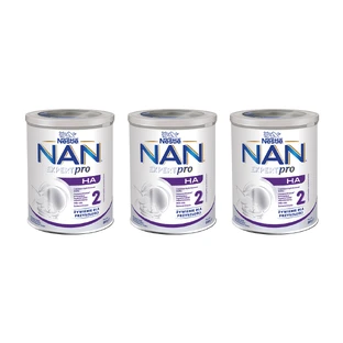 Nestle NAN Expertpro HA 2, Folgemilch für Säuglinge nach 6 Monaten, 3 x 800 g