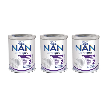 Nestle NAN Expertpro HA 2, Folgemilch für Säuglinge nach 6 Monaten, 3 x 800 g