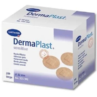 DermaPlast Sensitive round patch, 200pcs, Hartmann