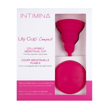 Intimina Lily Cup Compact, inklapbare menstruatiecup, maat B, 1 stuk