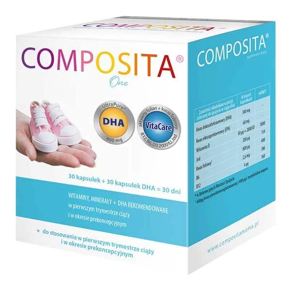 Composita One, 30 capsules + 30 DHA-capsules