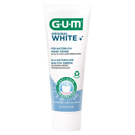 GUM Original White, tandpasta voor natuurlijk wit, 75 ml