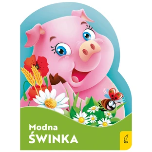 Die-cut Fashionable Pig, children's booklet