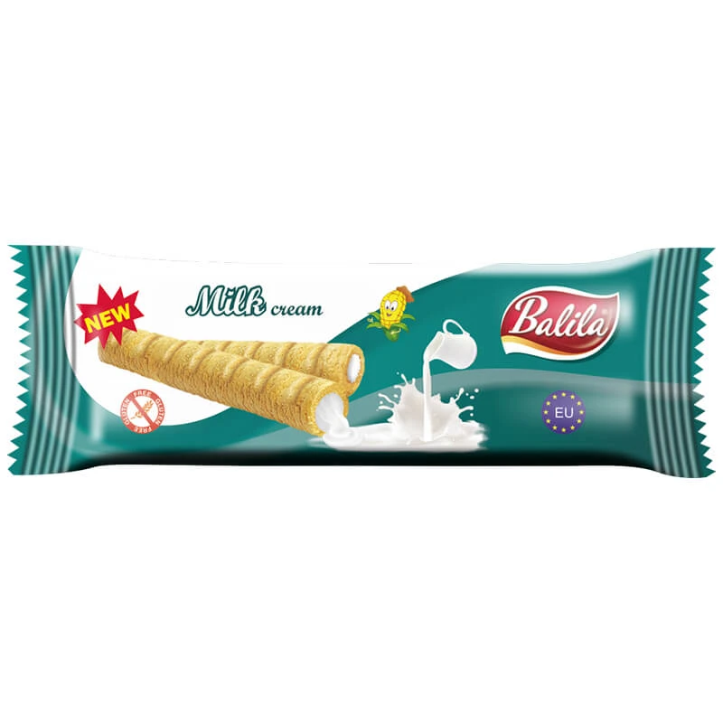 Balila, tubes maïsmeel met melkcrème, glutenvrij, 18 g