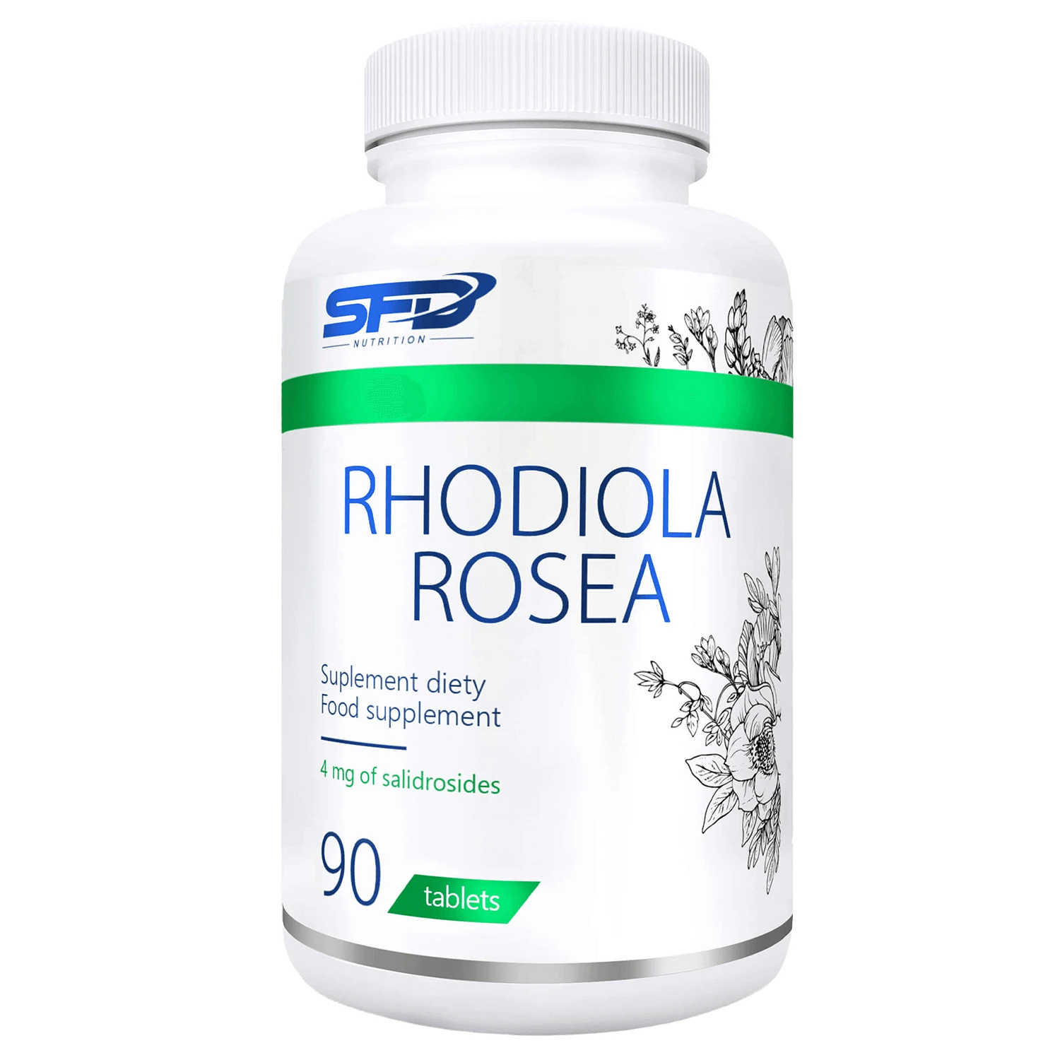 SFD Adapto Rhodiola Rosea, Rhodiola rosea, 90 tabletten