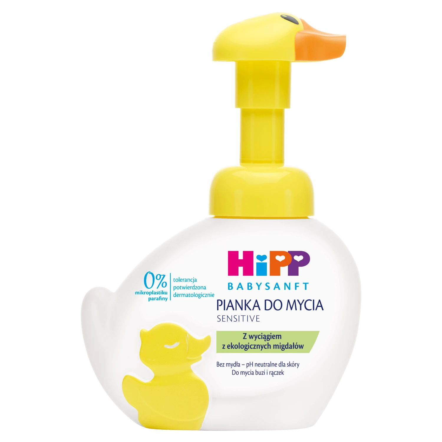 HiPP Babysanft Sensitive, gezichts- en handenschuim, vanaf dag 1, eend, 250 ml
