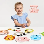 CzuCzu First Puzzle Families, puzzles pour enfants, à partir de 15 mois, 22 éléments