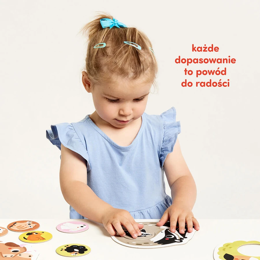 CzuCzu First Puzzle Families, puzzles pour enfants, à partir de 15 mois, 22 éléments