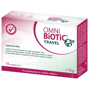 OmniBiotic Travel, powder, 5 g x 14 sachets