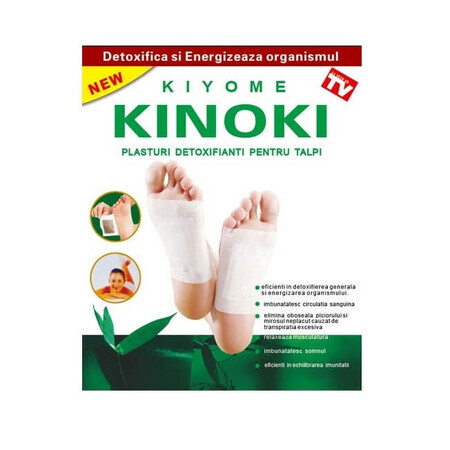 Parches desintoxicantes para plantas, 10 piezas, Kiyome Kinoky