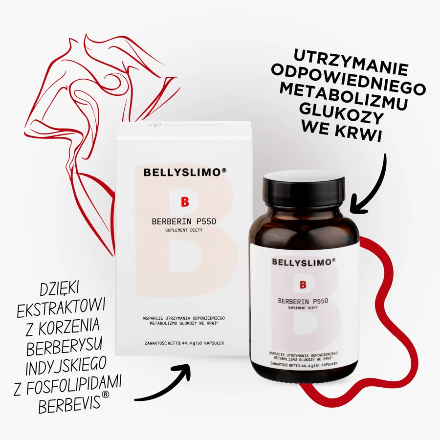 Bellyslimo Berberin P550, 60 gélules