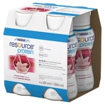 Kit Resource Proteína, preparado nutricional, sabor frutas del bosque, 8 x 200 ml + sabor fresa, 200 ml de regalo