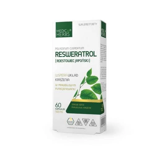 Medica Herbs Resveratrol (Japanse duizendknoop), 60 capsules