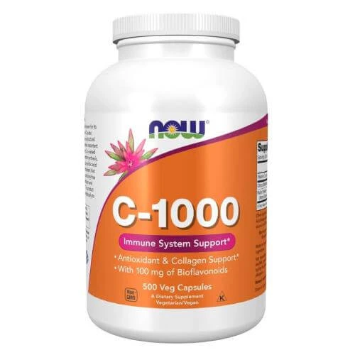 NOW FOODS C-1000 bioflavonoïden + rutine, 500 capsules