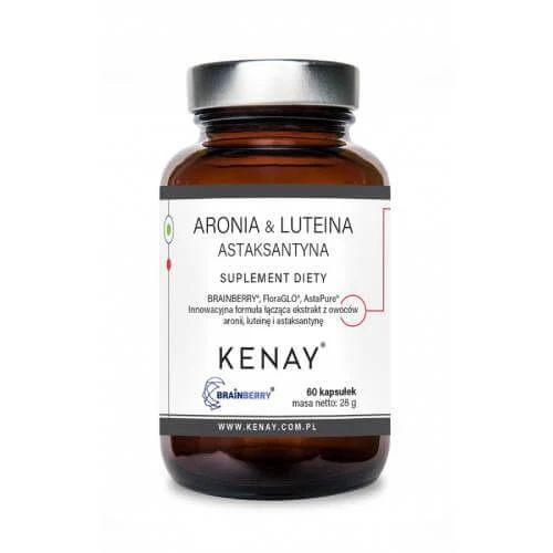 Kenay Aronia & Luteïne Astaxanthine, 60 capsules