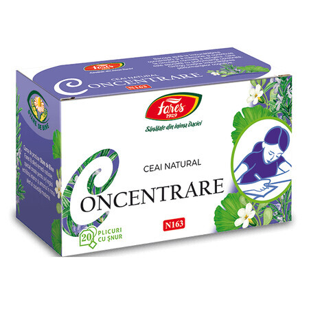 Concentration Tea, 20 sachets, Fares