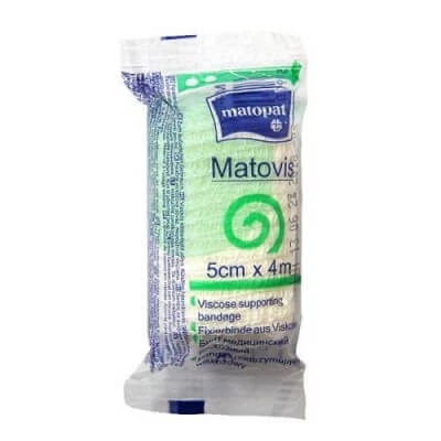 MATOVIS Viscose steunverband 5cm x 4m - 1 stuk