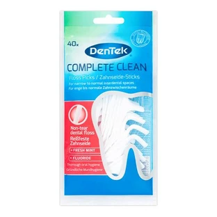 DENTEK Complete Clean Floss Tandenstokers, 40 stuks
