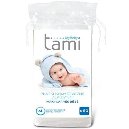 TAMI My Baby Cosmetische pads voor baby's en kinderen, 60st