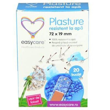 Waterbestendige pleisters 72x19 mm, 20 stuks, EasyCare