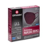 OPHARM Beschermingsmasker FFP2 kastanjebruin, 5st